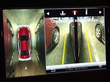 Пример работы камеры Mercedes кругового обзора 360°