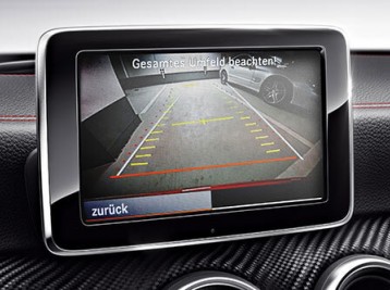 Работа камеры заднего обзора