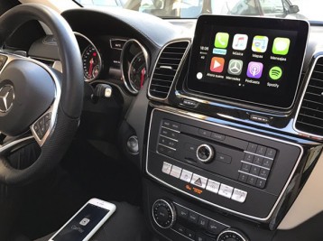 Система CarPlay на Mercedes GLS-class