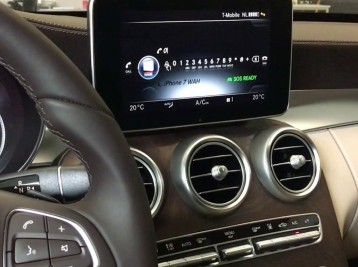 Подключение телефона к Comand Mercedes GLC-class (x253)
