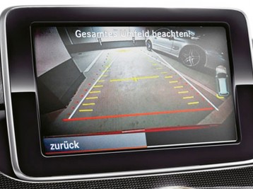 Установка камеры заднего вида Mercedes-Benz B-Сlass (W176)