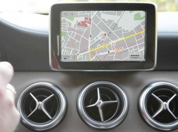 Подробные GPS карты в Mercedes-Benz B-Сlass (W176)