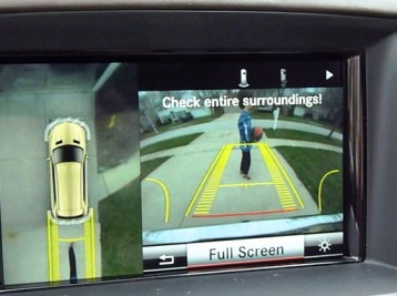 Установка камеры заднего вида на Mercedes-Benz GL-Сlass (X166)