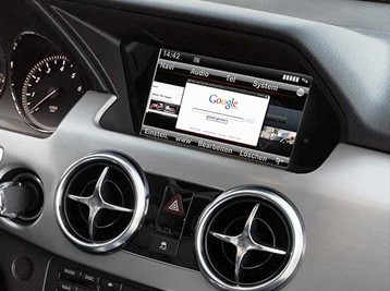 Установка Comand в Mercedes GLK X204