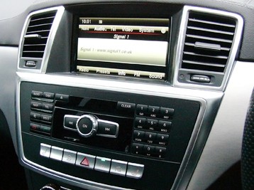 Установка Comand в Mercedes GL-Class X166