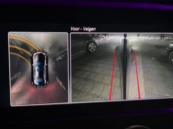 Работа камеры заднего обзора Mercedes