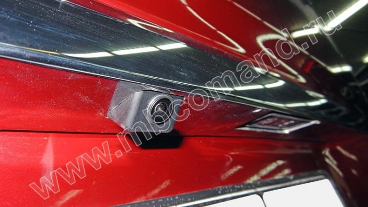 Установка камеры заднего вида