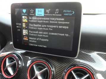 Возможности аудио в CarPlay Mercedes