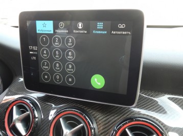 Возможность набора номера с помощью джойстика CarPlay